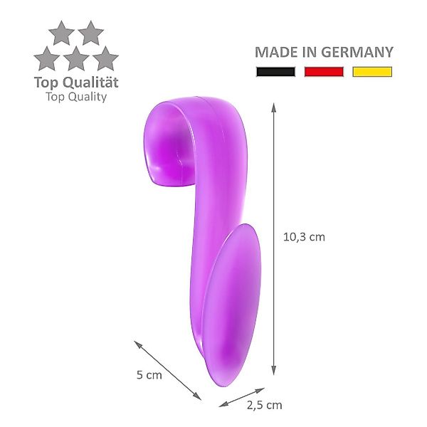 Wellgro Kleiderhaken 3x WELLGRO Rundheizkörperhaken - günstig online kaufen