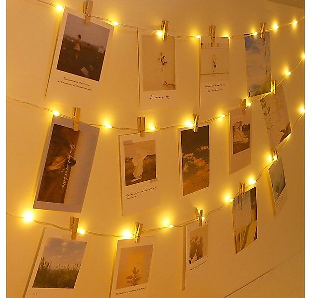 Rosnek LED-Lichterkette 1-5M, 10M, Kupferdraht, wasserdicht,batterie, für S günstig online kaufen