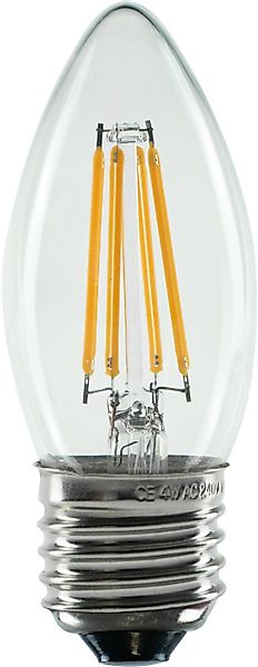 SEGULA LED-Leuchtmittel LED Kerze klar, E27, günstig online kaufen