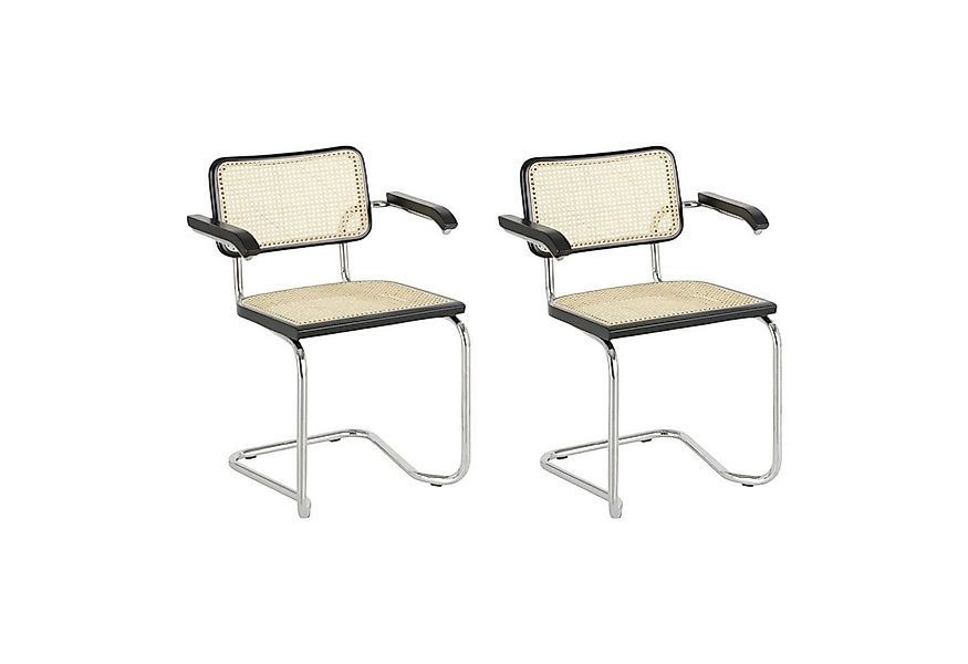 k-hometrends Freischwinger Modernes Schwingstuhl Set KALEO, Wohnzimmerstühl günstig online kaufen