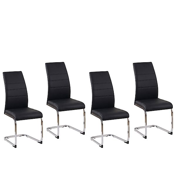 HTI-Line Freischwinger Schwingstuhl SallyC PU 4er günstig online kaufen