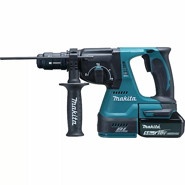 Makita 18 V Akku-Kombihammer DHR243RTJ inkl. 5 Ah Akkus mit Tasche günstig online kaufen