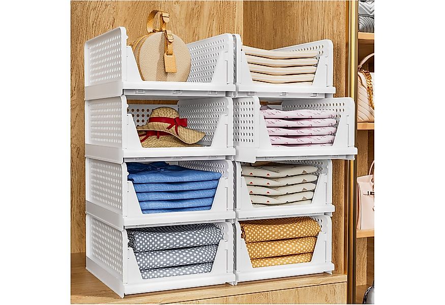 POPOLIC Aufbewahrungskorb Kleiderkorb im Schubladen-Stil, mehrschichtiges D günstig online kaufen