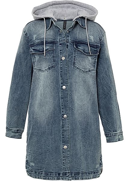 Jeansjacke mit Kapuze günstig online kaufen