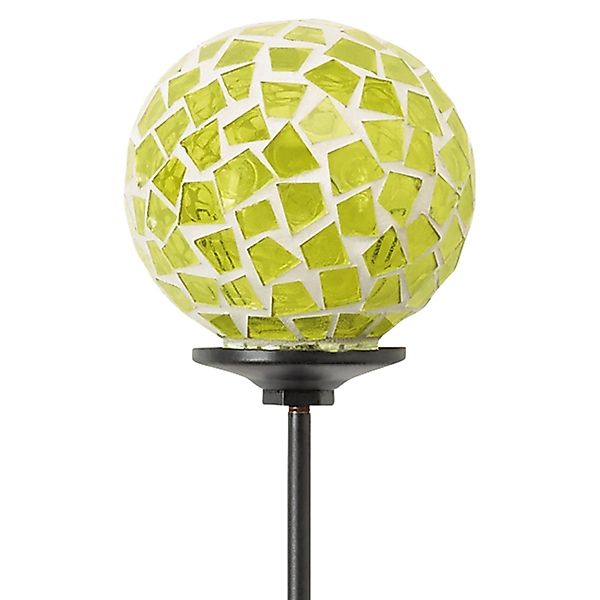 Garten-Stecker mit Mosaik-Kugel 75 cm Grün günstig online kaufen