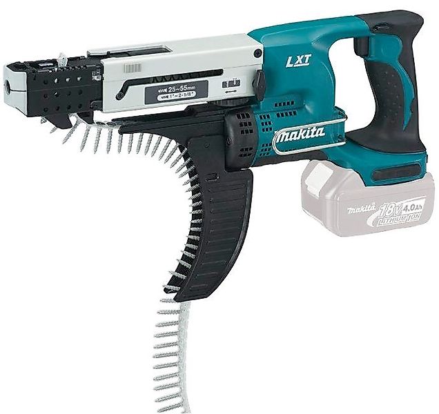 Makita Akku-Magazinschrauber DFR550Z, 4000 U/min, ohne günstig online kaufen