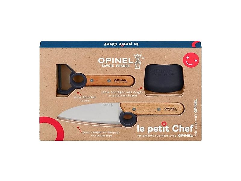 Opinel Taschenmesser Opinel Set „Le Petit Chef“ 3-teilig Blau 002605 günstig online kaufen