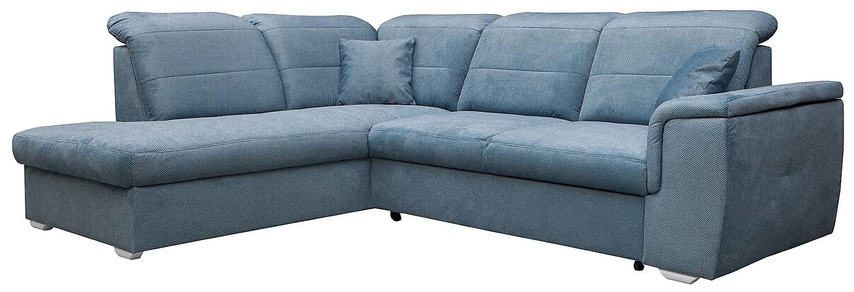 Beautysofa Ecksofa mit Schlaffunktion BERGAMO L, günstig online kaufen