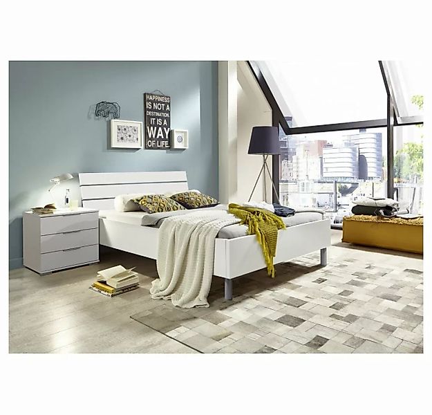 Wimex Einzelbett K25-290+K33-845 Easy Beds weiss matt Bett Kinderbett Jugen günstig online kaufen