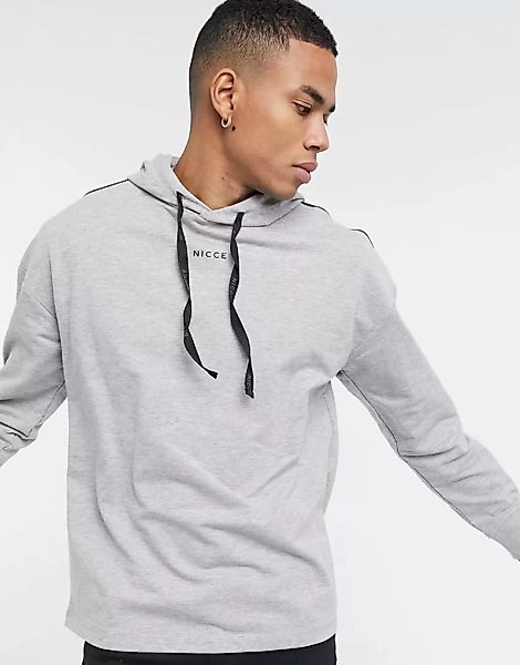 Nicce – Loungewear – Kapuzenpullover in Grau günstig online kaufen