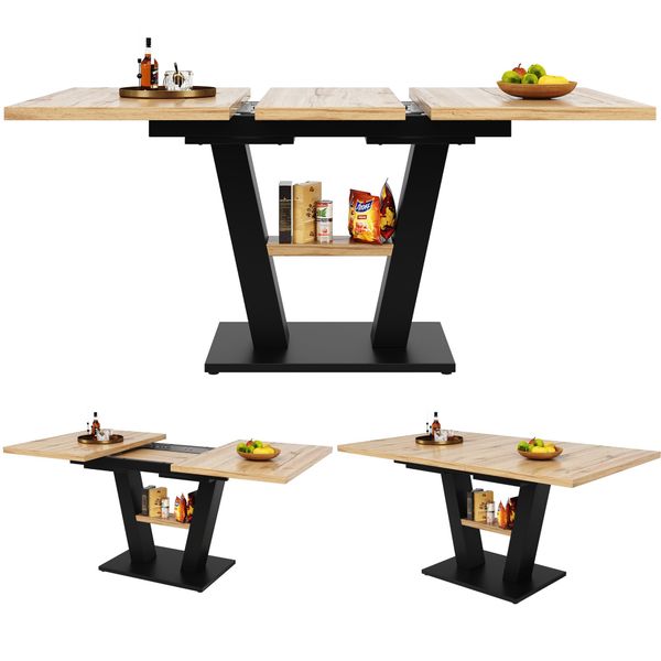 HAUSS SPOLE Esstisch Teleskoptisch 118-157×70×75cm, für günstig online kaufen