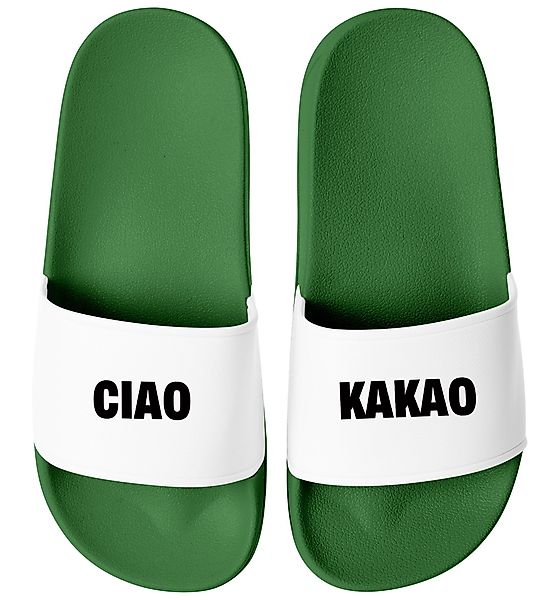 MoonWorks Badeschlappen mit Spruch Ciao Kakao günstig online kaufen