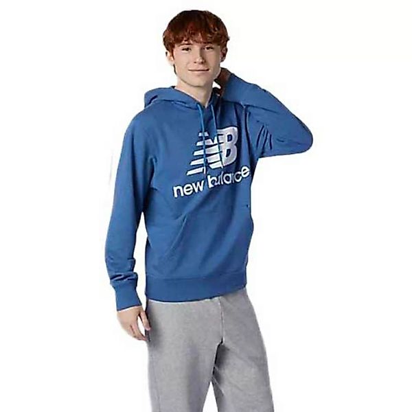 New Balance Essentials Stacked Logo Sweatshirt XL Oxygen Blue Heather günstig online kaufen