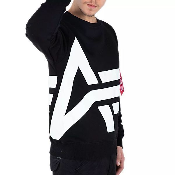 Alpha Industries Side Logo Sweatshirt L Black günstig online kaufen