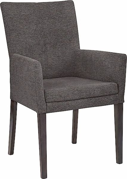 Home affaire Armlehnstuhl »Aspen«, Softstruktur, Beine aus massiver Buche, günstig online kaufen
