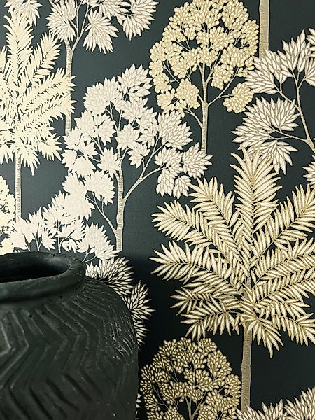 Newroom Vliestapete, strukturiert, Mustertapete, Blumentapete günstig online kaufen