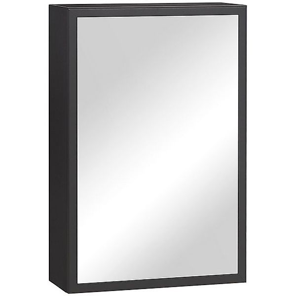 MC Star Spiegelschrank Moderner Hängeschrank mit Spiegel 3 Schichten Schwar günstig online kaufen