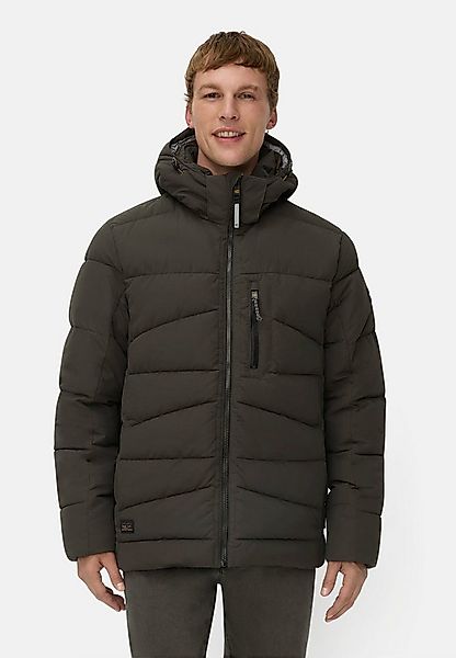 camel active Winterjacke mit abnehmbarer Kapuze Langarm günstig online kaufen