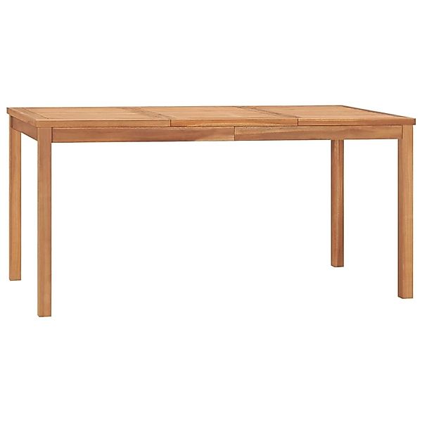 vidaXL Garten-Esstisch 160x80x77 cm Massivholz Teak 315620 günstig online kaufen