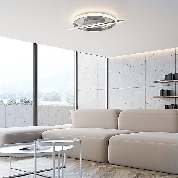 JUST LIGHT Deckenleuchte KORSA, Dimmfunktion, LED fest integriert, Warmweiß günstig online kaufen