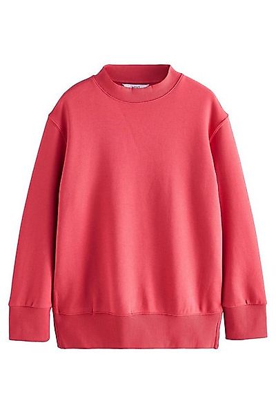 Next Longsweatshirt Essentials Langes Baumwoll-Sweatshirt, Relaxed Fit (1-t günstig online kaufen