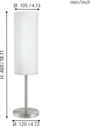 EGLO Tischleuchte TROY 3 Tischlampe, Stahl günstig online kaufen