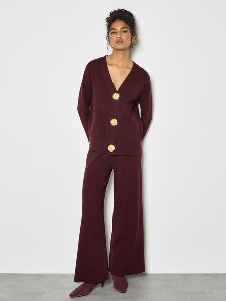 Apricot Cardigan Cardigan mit übergroßen, gehämmerten günstig online kaufen