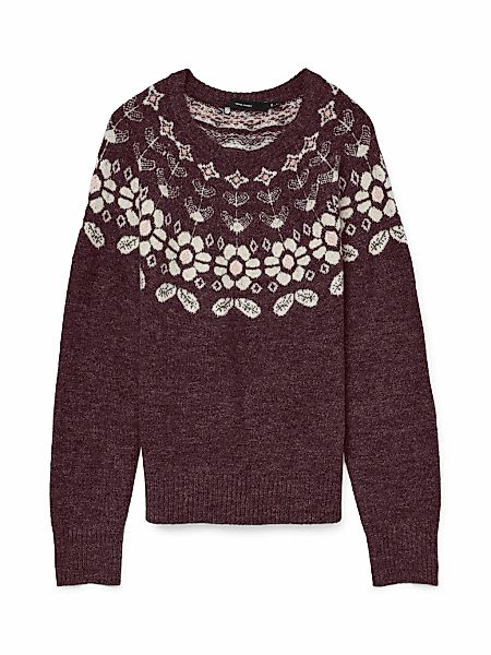 Vero Moda Strickpullover "VMSIMONE LS NORDIC PULLOVER GA REP BOO" günstig online kaufen