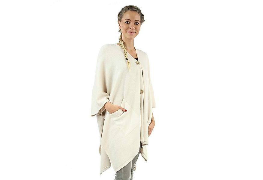 Antonio Poncho Antonio Poncho Damen Winter elegant mit praktischen Taschen günstig online kaufen