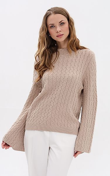 Passioni Strickpullover mit weiten Ärmeln günstig online kaufen