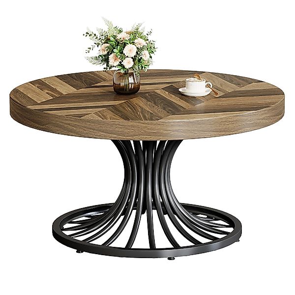 Tribesigns Couchtisch 80 cm großer Runder günstig online kaufen