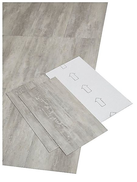 misento Vinylboden selbstklebend in Beton- und Marmoroptik, 24 PVC Fliesen günstig online kaufen