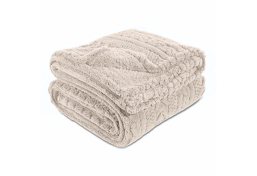 Wohndecke Meran, REALLaxx, 150 x 200 cm, Kuscheldecke Sofaüberwurf in Stric günstig online kaufen