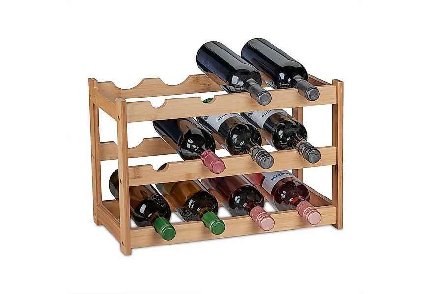 relaxdays Weinregal für 12 Flasche günstig online kaufen