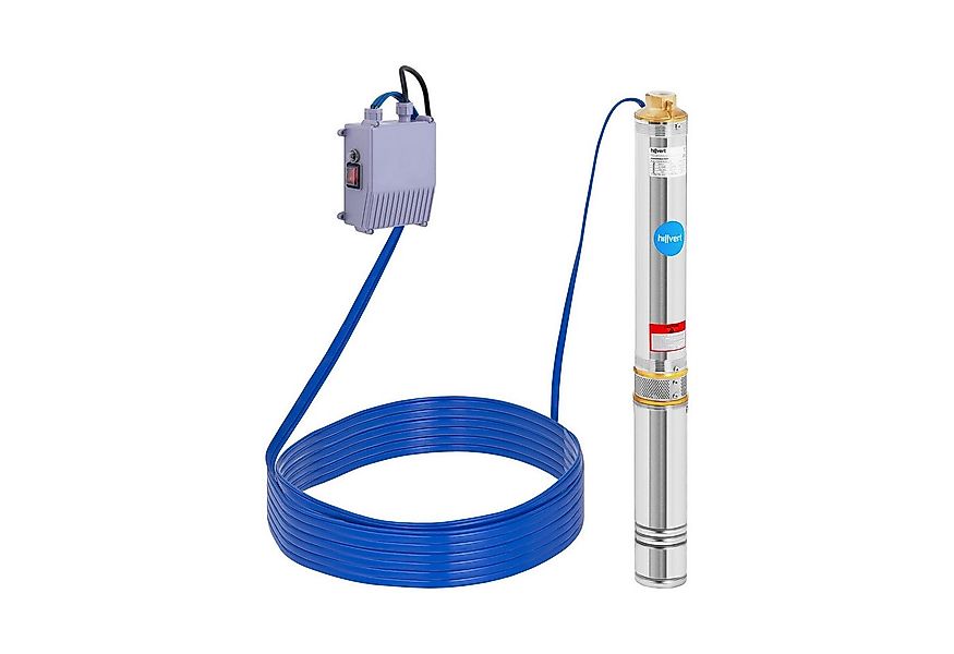 Hillvert Tiefbrunnenpumpe 3.000 l/h Unterwasserpumpe 80 m sandverträglich günstig online kaufen