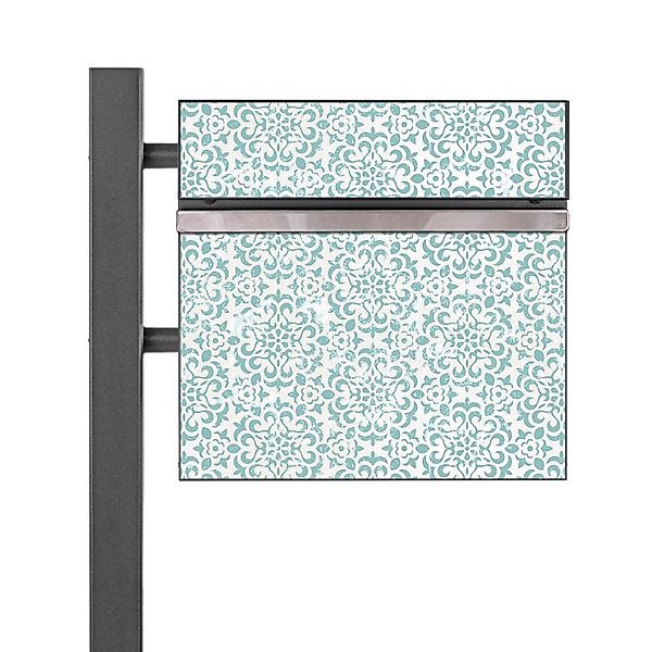 Banjado Standbriefkasten Anthrazit 45x120x16.5cm Groß Inkl. Montagematerial günstig online kaufen