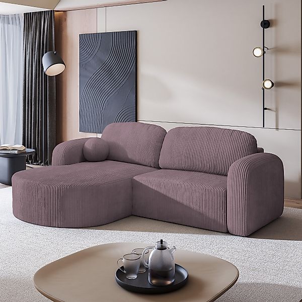 Masseno Ecksofa AMILIA mit Schlaffunktion L-Form, günstig online kaufen