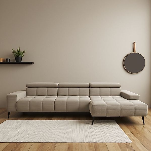 DOMO collection Ecksofa »Trento L-Form, mit Kufenfuß oder Einzelfuß« wahlwe günstig online kaufen