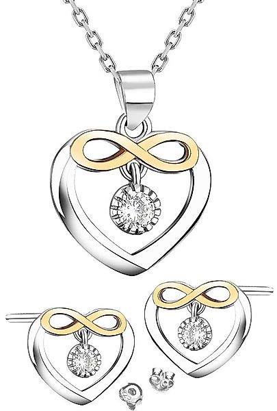 Limana Schmuckset Damen 925 Silber gold günstig online kaufen