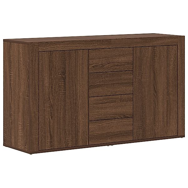 vidaXL Sideboard Sideboard Braune Eiche Holzwerkstoff günstig online kaufen