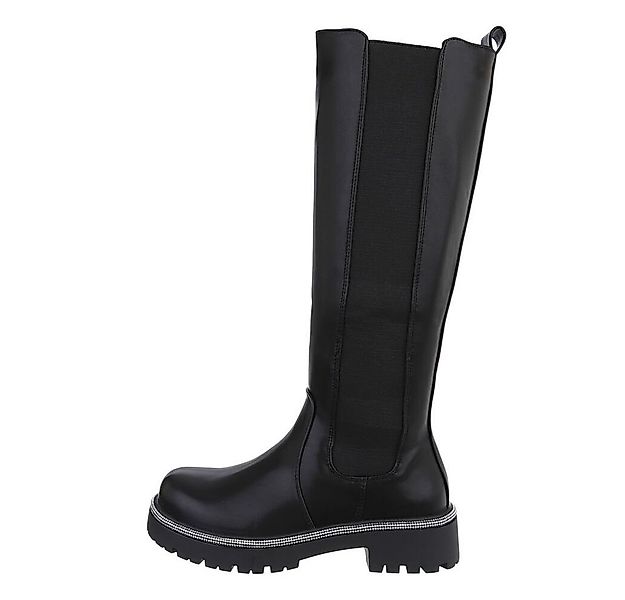 Ital-Design Damen Freizeit Plateaustiefel (84989796) Blockabsatz Plateausti günstig online kaufen