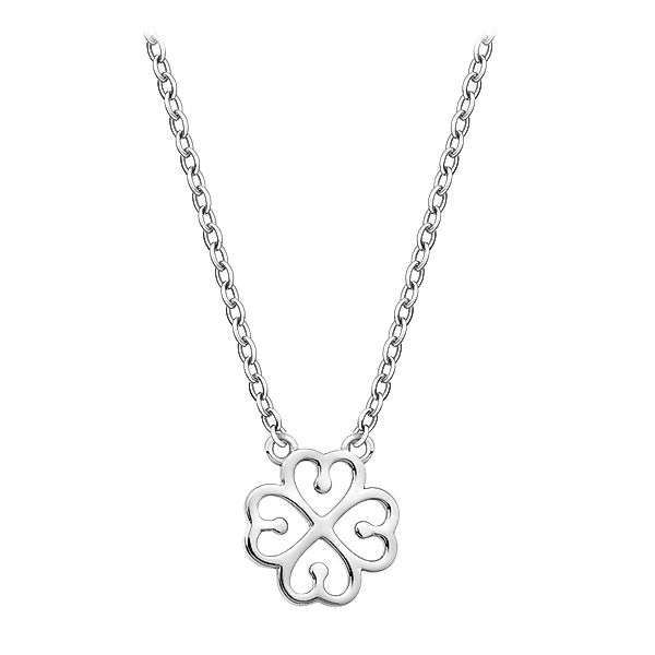 Sofia Milani Kette mit Anhänger Kleeblatt, günstig online kaufen