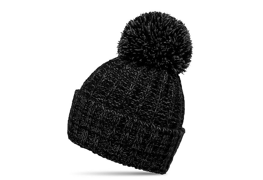 Caspar Bommelmütze MU087 klassische Damen Winter Bommelmütze günstig online kaufen