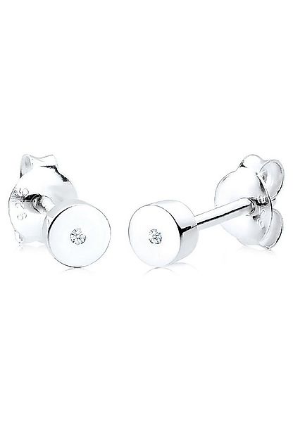 Elli DIAMONDS Paar Ohrstecker Diamant Weiß Brillantschliff (0.01 ct) 925 St günstig online kaufen