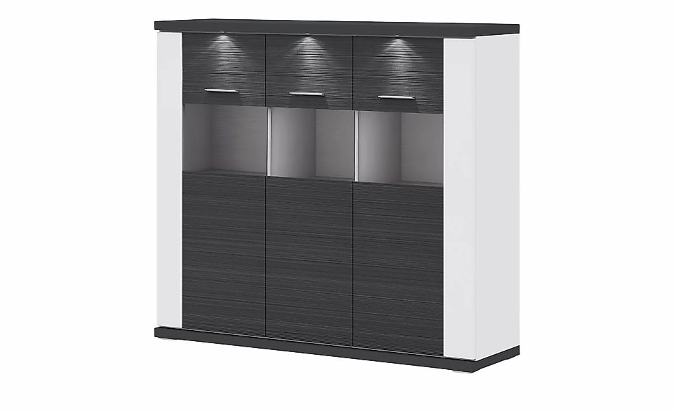 uno Highboard   Titan ¦ grau ¦ Maße (cm): B: 146 H: 131 T: 42.0 Kommoden & günstig online kaufen