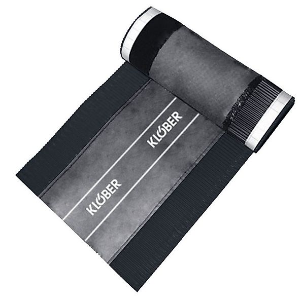 Klöber Schutzplane Uni Roll Firstrolle 300mm x 5m Schwarz mit luftdruchläss günstig online kaufen