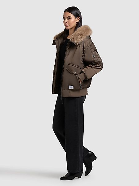 khujo Bomberjacke "CELA" mit Kapuze günstig online kaufen