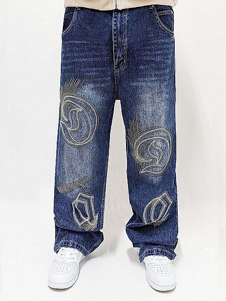 DADA Supreme Regular-fit-Jeans Mit kontrastreicher Stickerei und extra weit günstig online kaufen