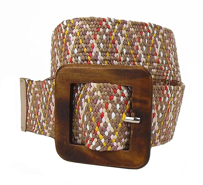 Ella Jonte Flechtgürtel elastischer Boho Stretchgürtel mit Naturschnalle au günstig online kaufen