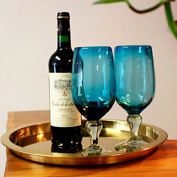 Weinglas 2er Set Aqua Modern, Cocktailglas günstig online kaufen